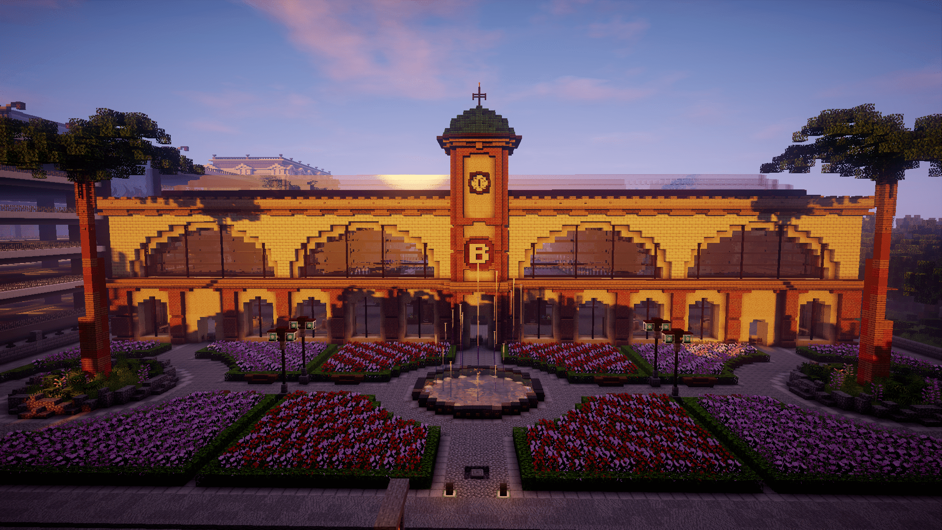 Minecraft-Bahnhof von Montown